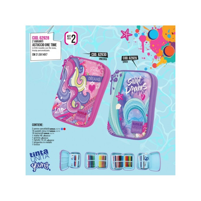 Tinta Unita, Astuccio One Time Sirena Young