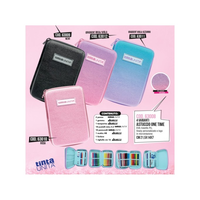 Tinta Unita, Astuccio One Time Gradient Viola - Azzurro Glamour
