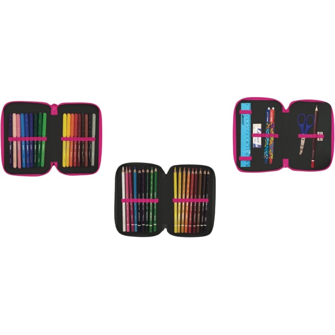 Tinta Unita, Astuccio 3 Zip Original Teen