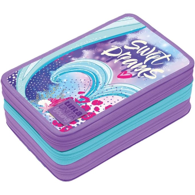 Tinta Unita, Astuccio 3 Zip Sirena Young