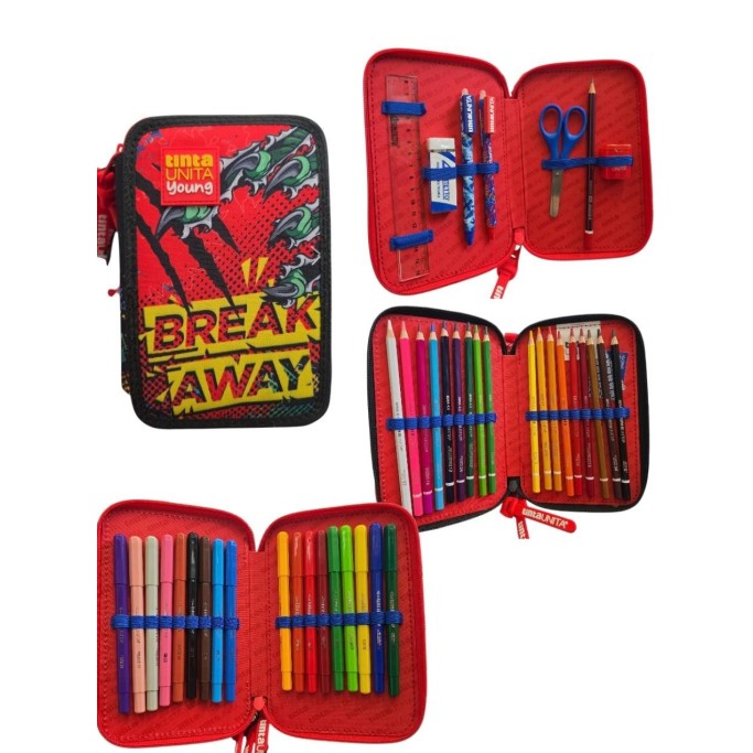 Tinta Unita, ASTUCCIO 3 ZIP TINTA UNITA YOUNG RAPTOR