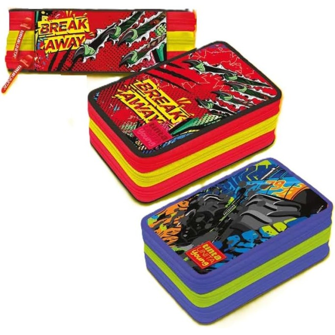 Tinta Unita, ASTUCCIO 3 ZIP TINTA UNITA YOUNG MOSTER
