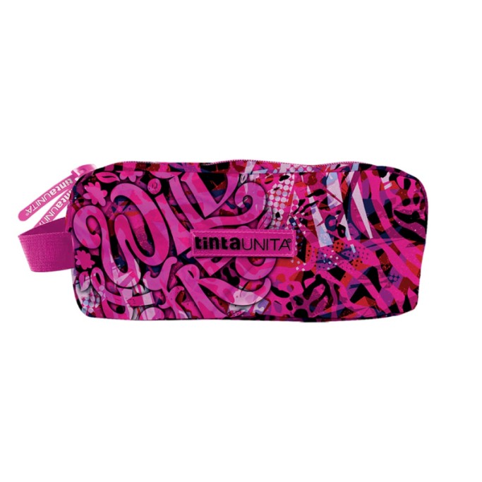 Tinta Unita,Astuccio Scuola Teen 2026/2027 Square Pouch Wild & Free,