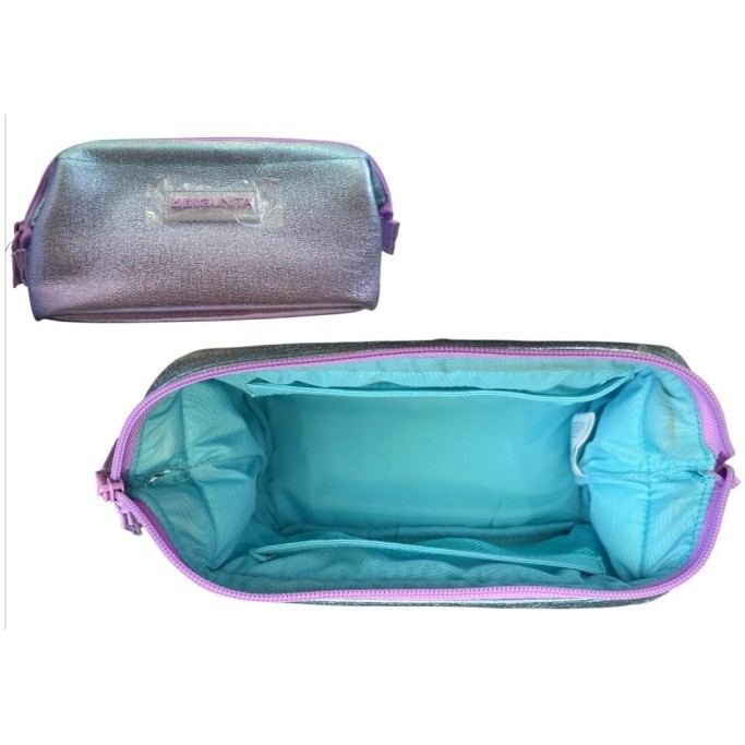 Tinta Unita, Bustona Triangolare Viola/Azzurra Glitter 2026/2027