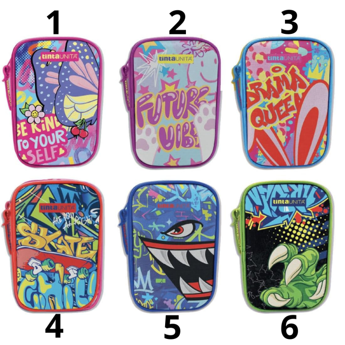 Tinta Unita, Astuccio Scuola One Time Soft 1 Zip Completo