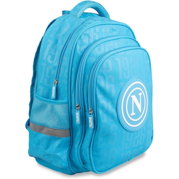 Colourbook Zaino Scuola Napoli Pallone Omaggio
