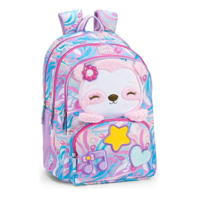 Zaino Scuola Organizzato Bradipo Mofumofu