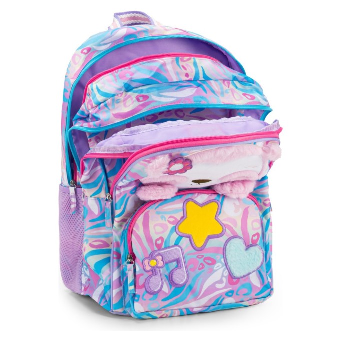 Zaino Scuola Organizzato Bradipo Mofumofu