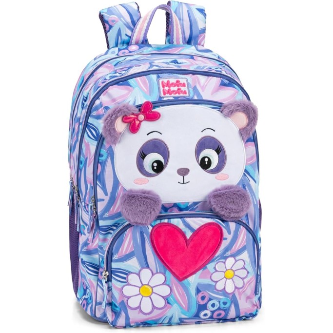 Zaino Scuola Organizzato Panda Mofumofu