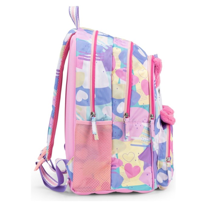 Zaino Scuola Organizzato Gatto Mofumofu