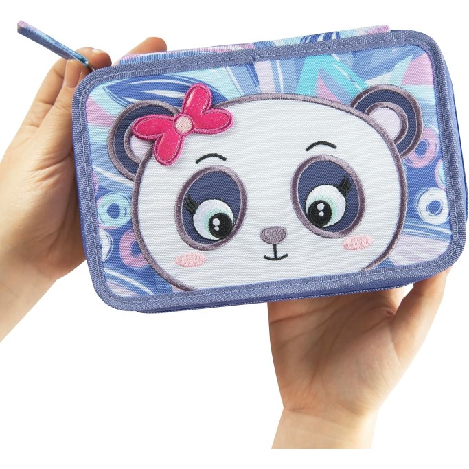 MOFU MOFU Astuccio Scuola 3 zip Panda