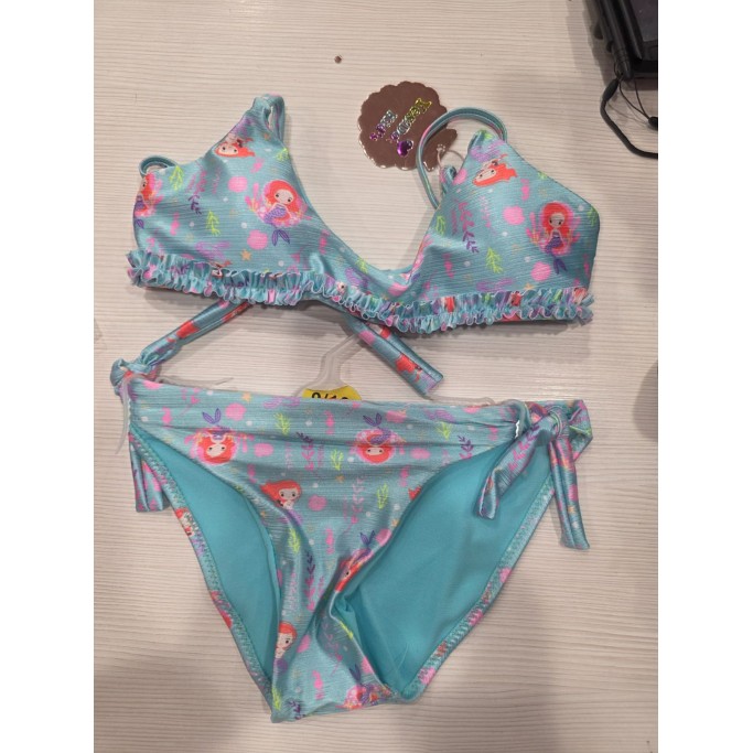 Costume mare due pezzi, tema Sirena
