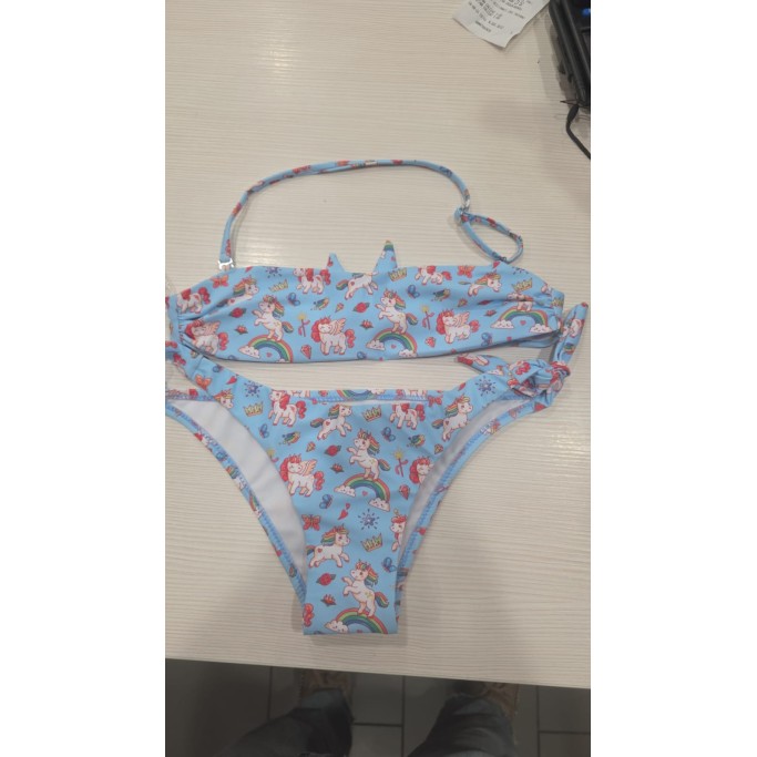 Costume mare due pezzi, tema Unicorno