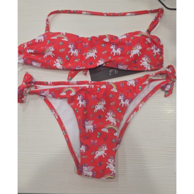 Costume mare due pezzi, tema Unicorno