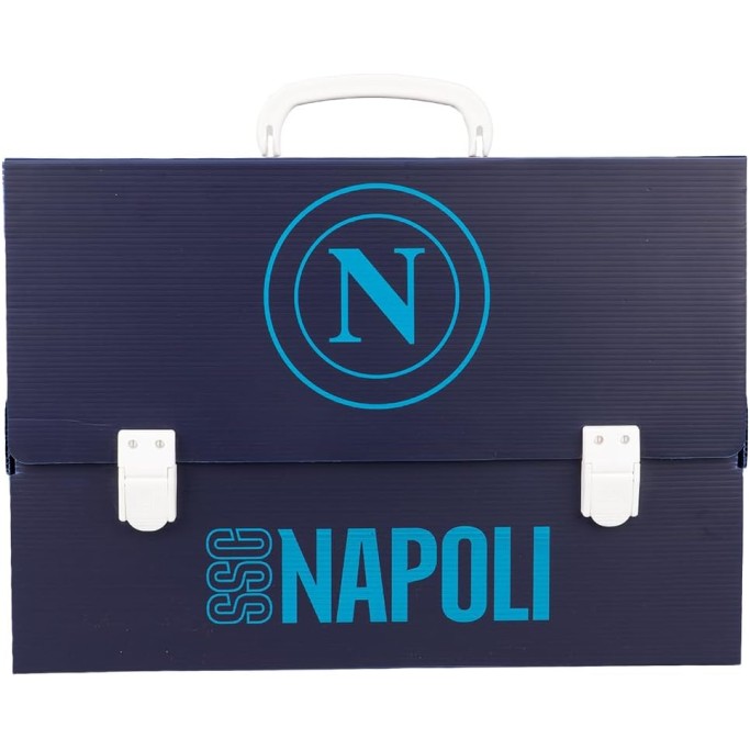 Colourbook Valigetta Polionda SSC Napoli, Dorso 8 cm