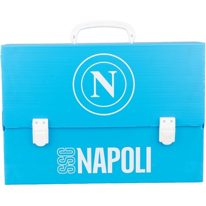 Colourbook Valigetta Polionda SSC Napoli, Dorso 8 cm