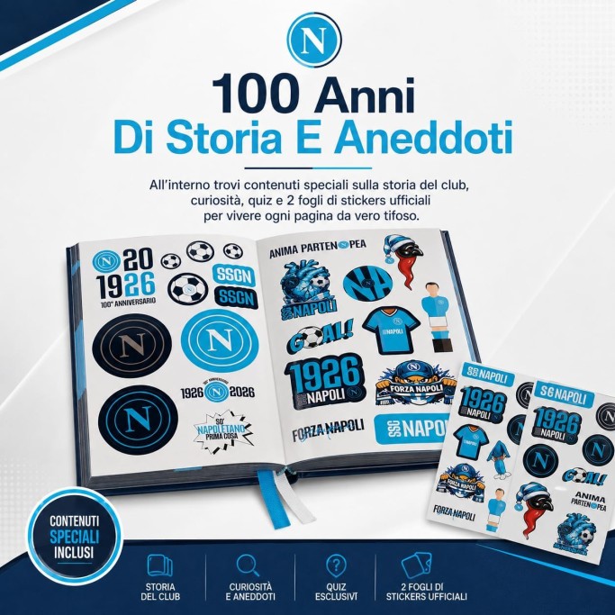 Colourbook Diario Scuola 2026 2027 SSC Napoli