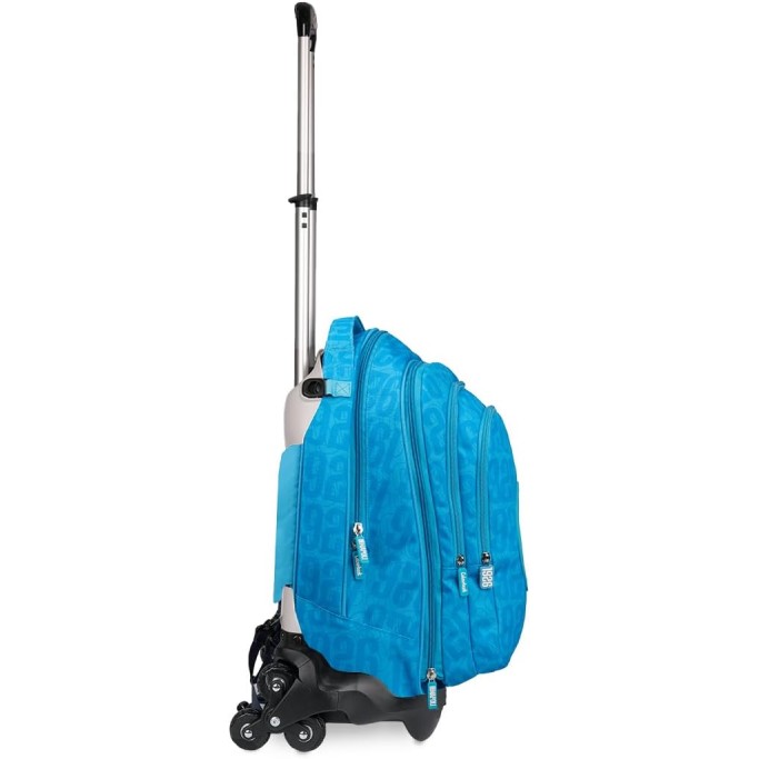 Colourbook Zaino Trolley Scuola Napoli Ufficiale 4 in 1 Con Pallone