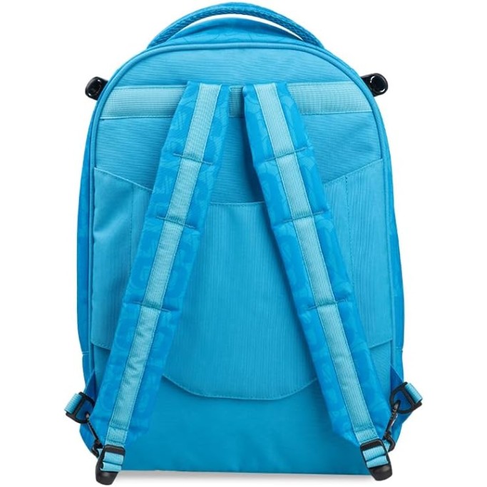 Colourbook Zaino Trolley Scuola Napoli Ufficiale 4 in 1 Con Pallone