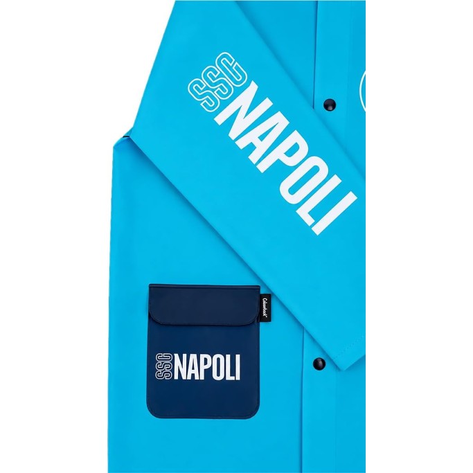 Colourbook Mantellina Antipioggia Bambino Napoli Calcio Impermeabile