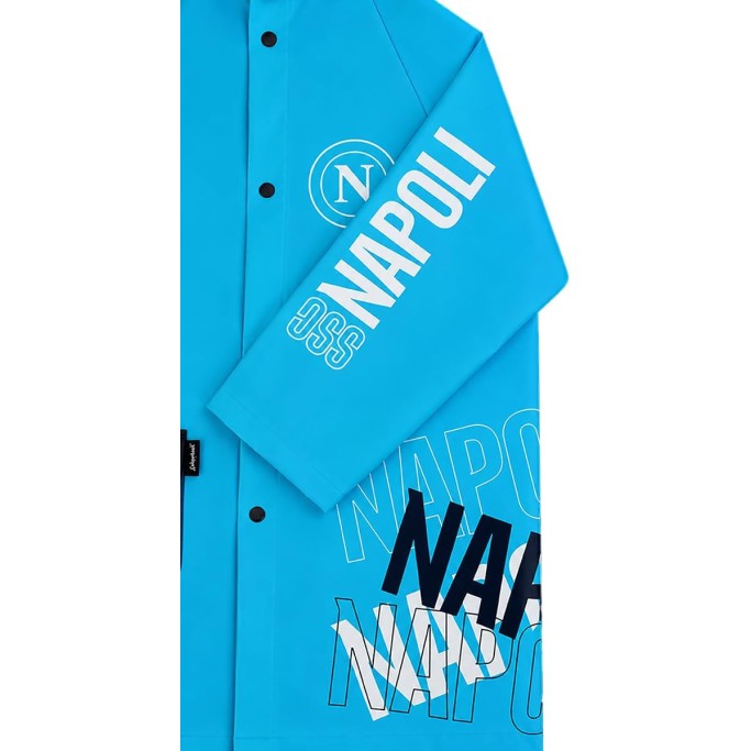 Colourbook Mantellina Antipioggia Bambino Napoli Calcio Impermeabile