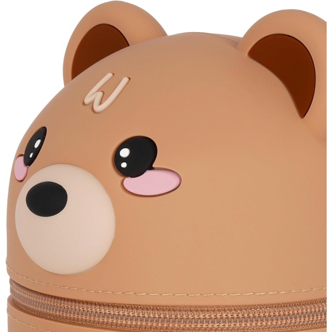 Legami, Astuccio Super Kawaii, 13x19x13 cm,Teddy Bear + in omaggio una penna Fattoria