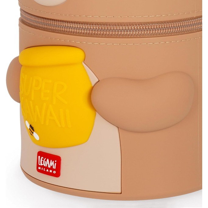 Legami, Astuccio Super Kawaii, 13x19x13 cm,Teddy Bear + in omaggio una penna Fattoria