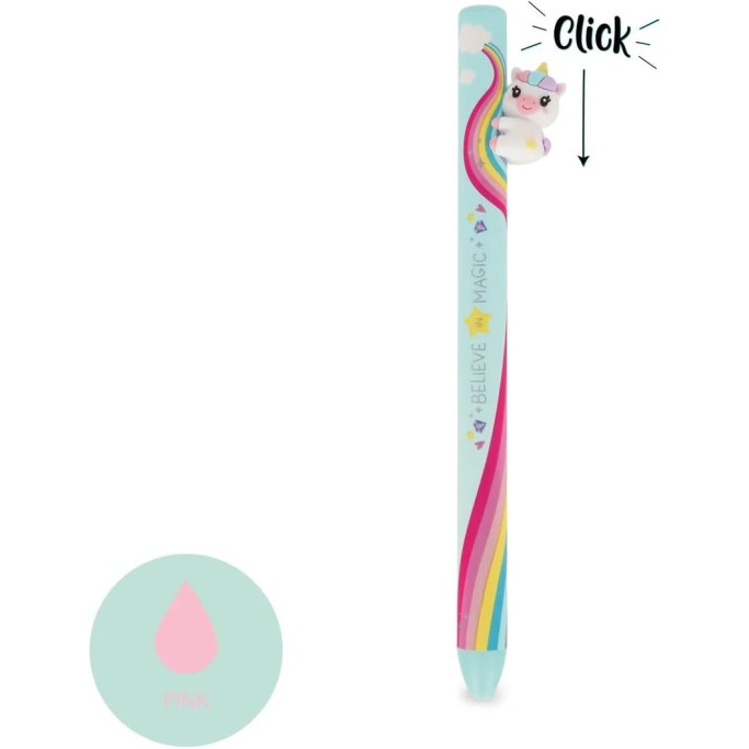 Legami, Unicorn Believe in Magic, Penna a sfera con unicorno e design arcobaleno