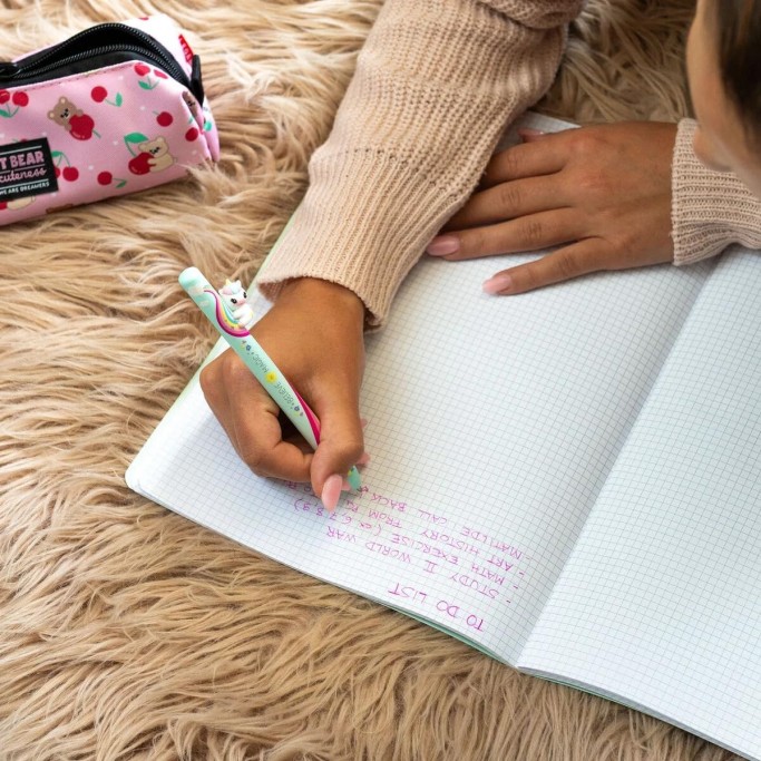 Legami, Unicorn Believe in Magic, Penna a sfera con unicorno e design arcobaleno