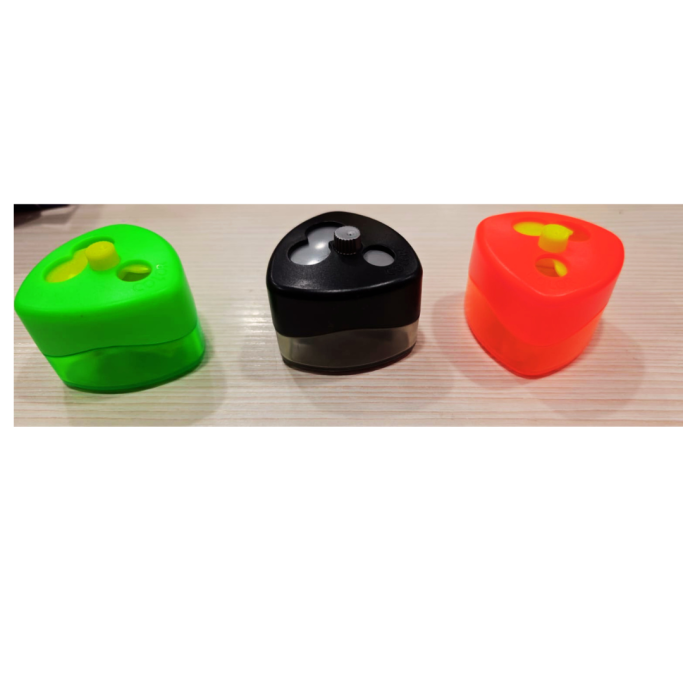 Temperamatite trio per matite e pastelli, triangolare