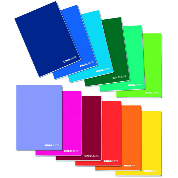 Tinta Unita, Maxi Quaderno Tinta Unita confezione da 10 assortiti 80g