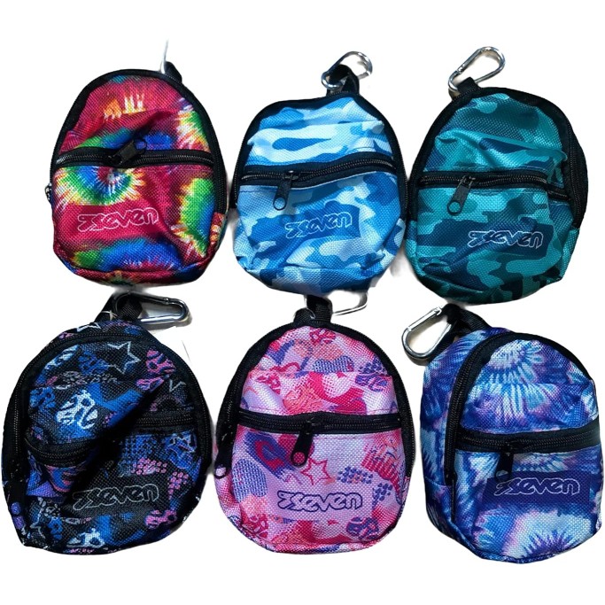 Seven Mini bag 11cm portachiavi con accessori