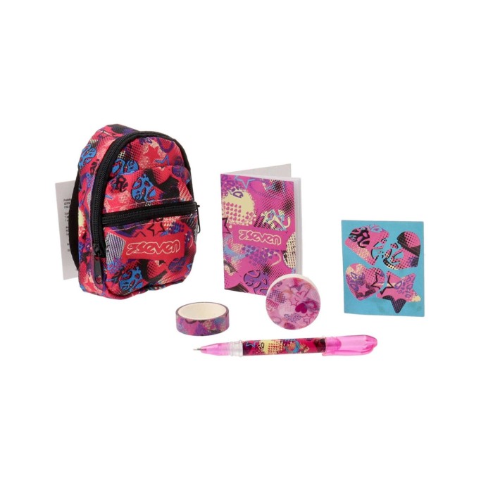 Seven Mini bag 11cm portachiavi con accessori