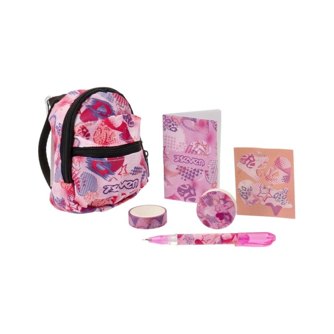 Seven Mini bag 11cm portachiavi con accessori