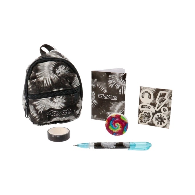 Seven Mini bag 11cm portachiavi con accessori