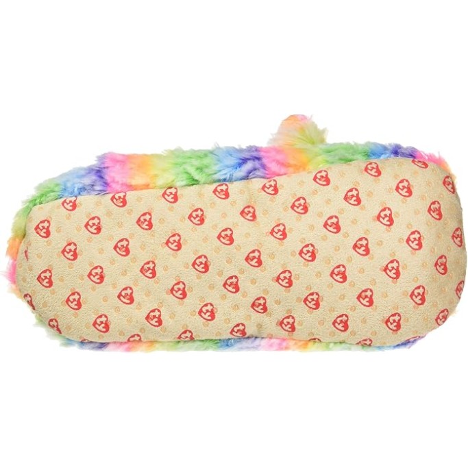 Ty, Pantofole in peluche barboncino Rainbow