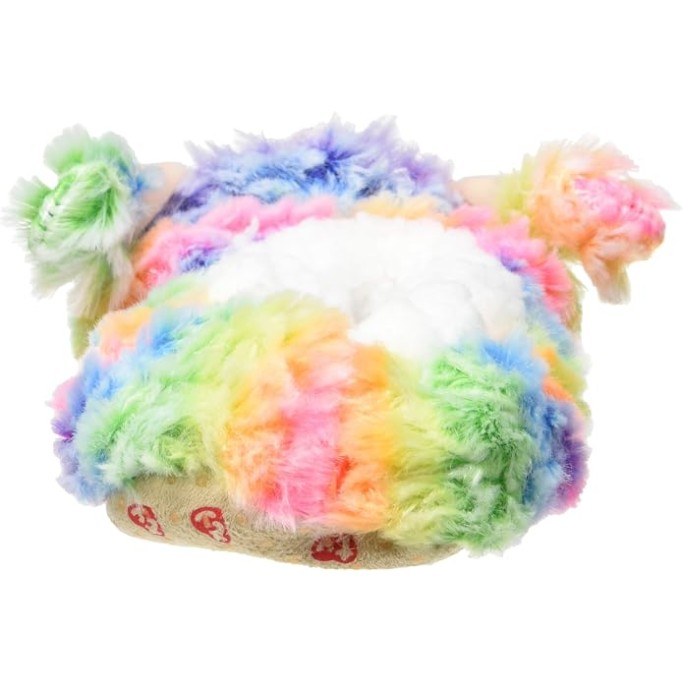 Ty, Pantofole in peluche barboncino Rainbow