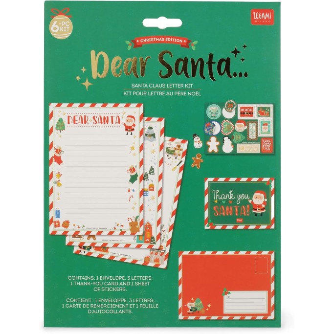 Legami Natale, Kit per Lettera a Babbo Natale