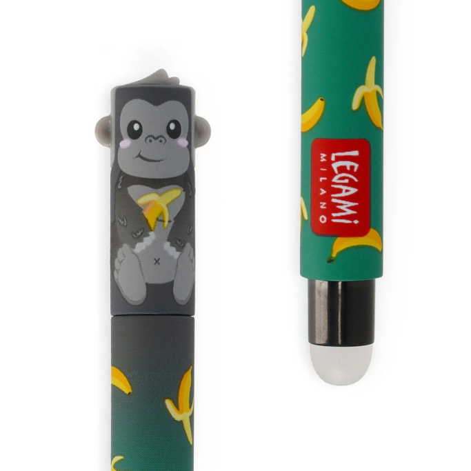 Legami, Penna Gel Cancellabile, Gorilla