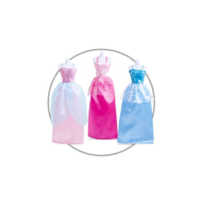 Simba, Steffi Love Princess Fashion, con 6 vestiti e 16 accessori