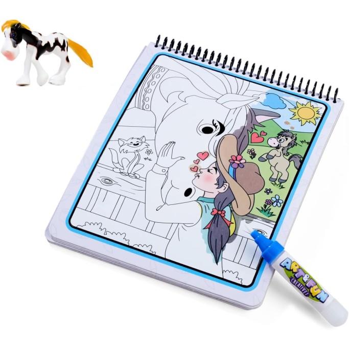 Simba Art und Fun Water Pen, Libro da colorare