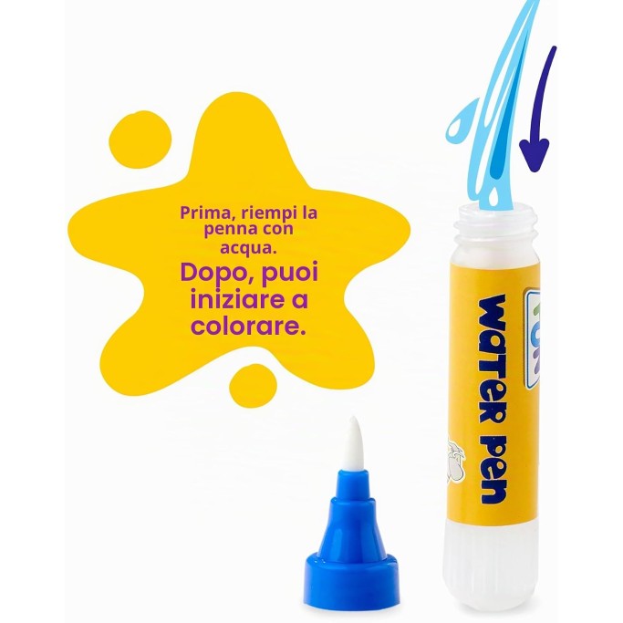 Simba Art und Fun Water Pen, Libro da colorare