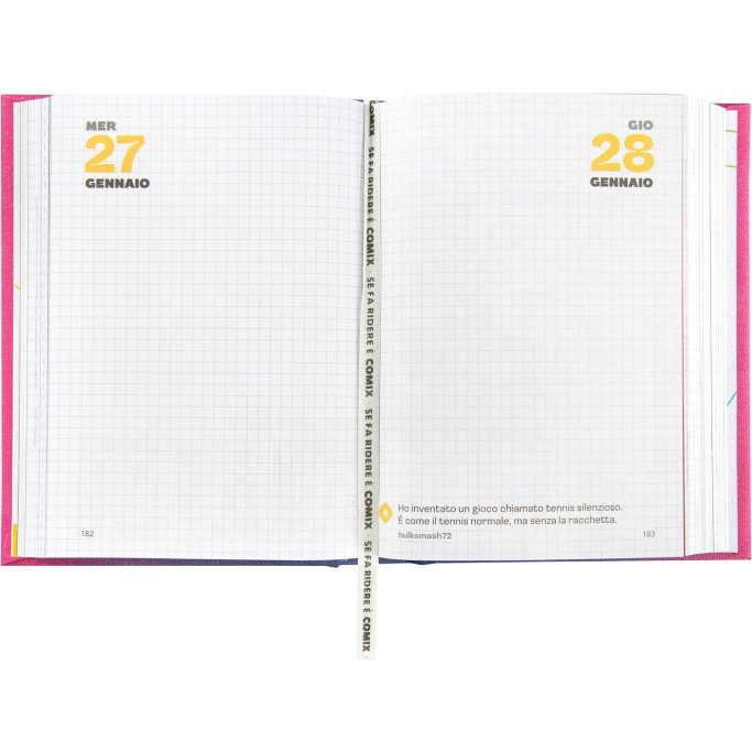 Diario Agenda Mini 16 Mesi 2026/2027 Comix Special