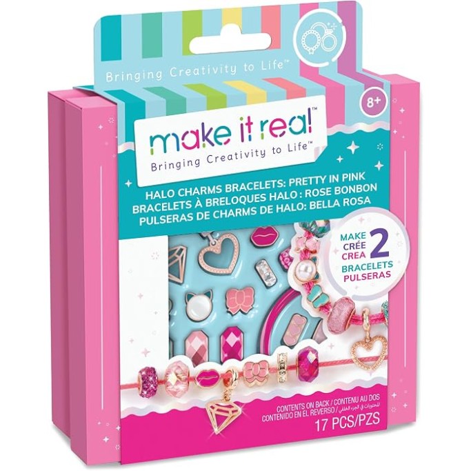 Make It Real Set di bracciali Pretty in rosa