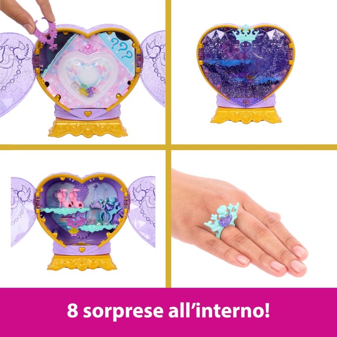 Mattel, Disney Princess Jewel Reveal Ariel bambola a sorpresa e accessori