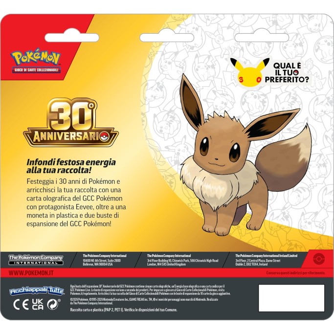 Pokémon 30° Anniversario del GCC Pokémon