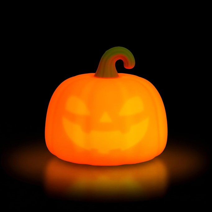 Legami, Halloween  Luce Led Ricaricabile in Silicone, Soft Dreams, Zucca di Halloween