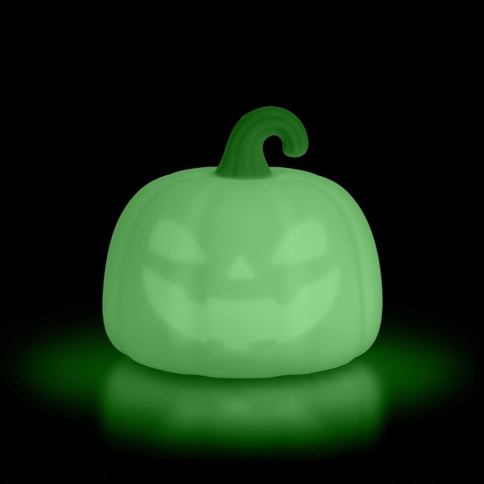 Legami, Halloween  Luce Led Ricaricabile in Silicone, Soft Dreams, Zucca di Halloween