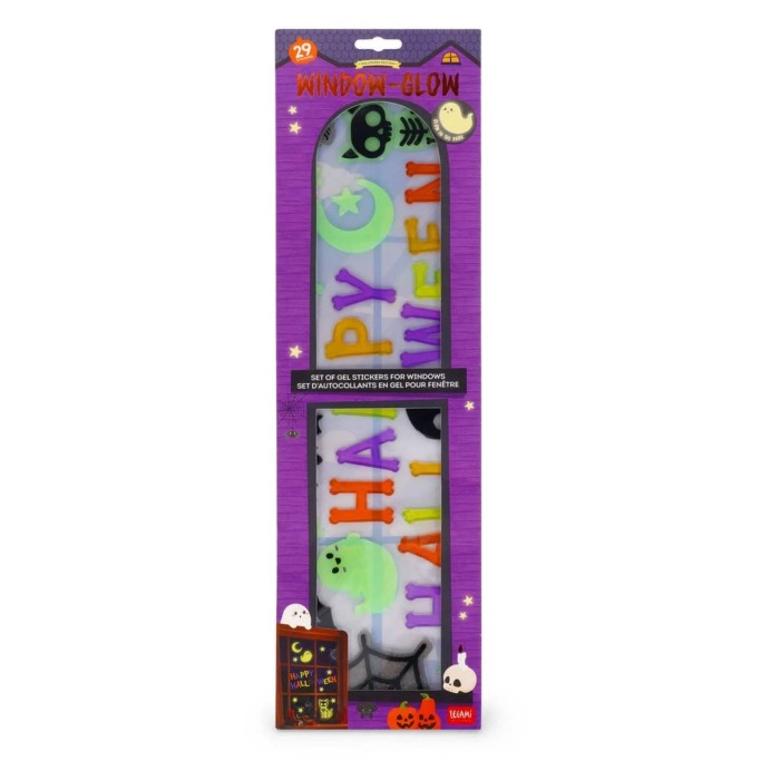 Legami, Halloween Set di Adesivi in Gel per Finestra - Windo-Glow
