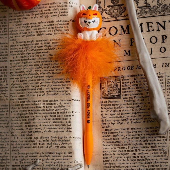 Legami, Halloween Penna gel luminosa Pumpkin Bunny, Writing is Magic
